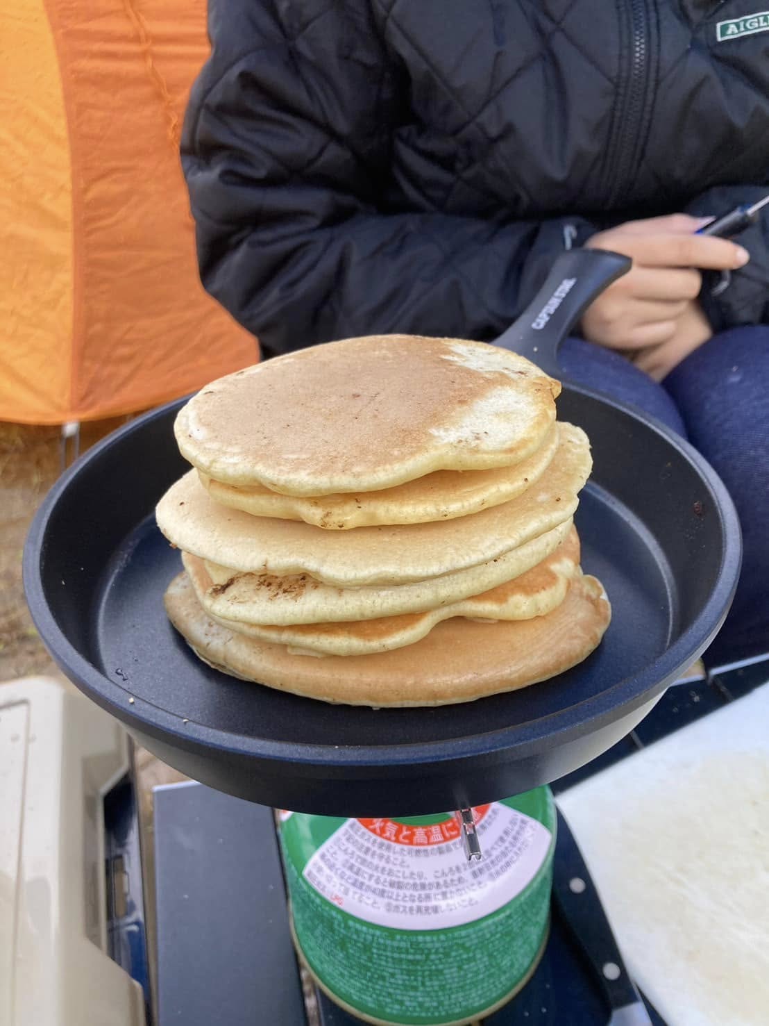 ホットケーキ作り